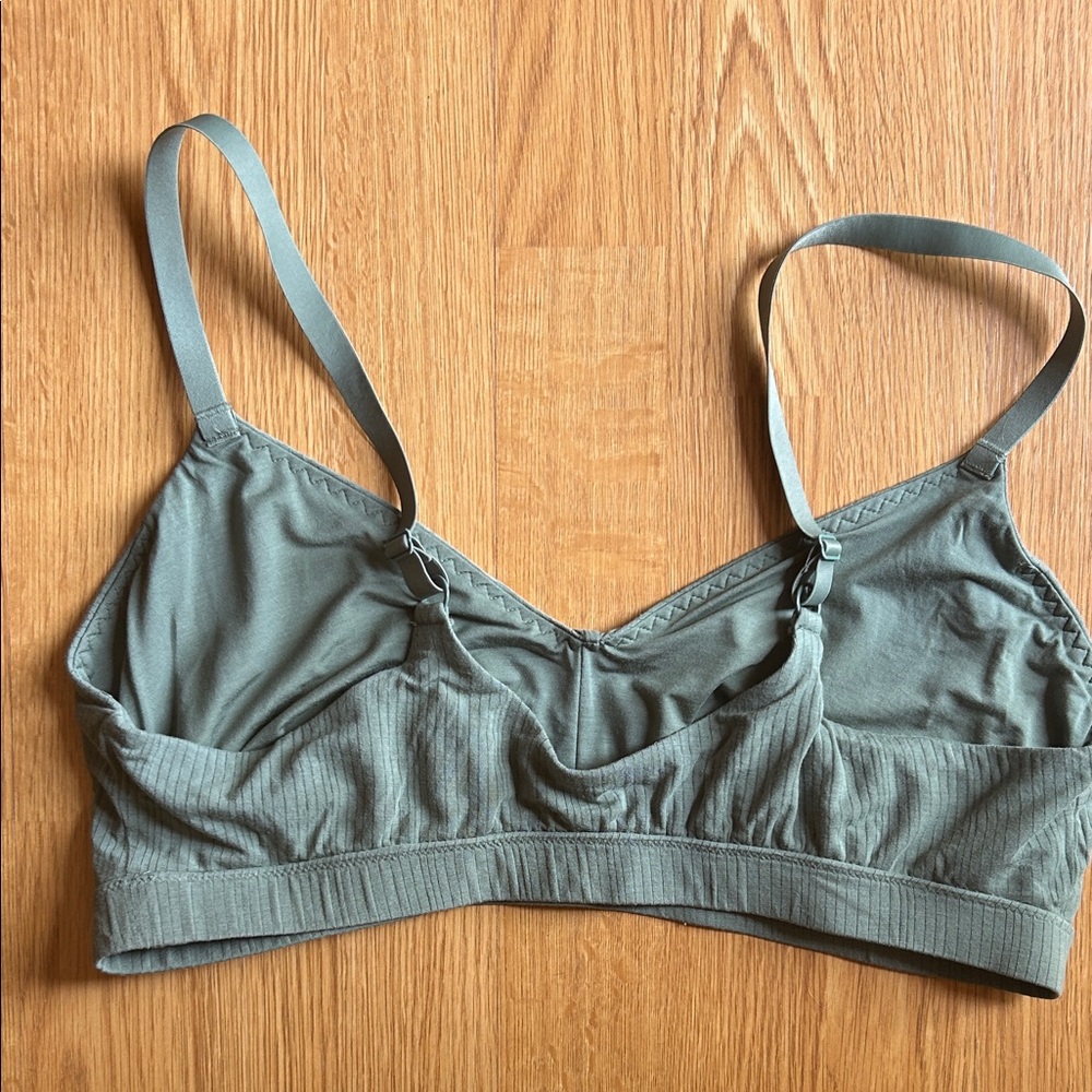 Aerie Ribbed Sage Green Bralette-Size XXL. - Picture 2 of 3